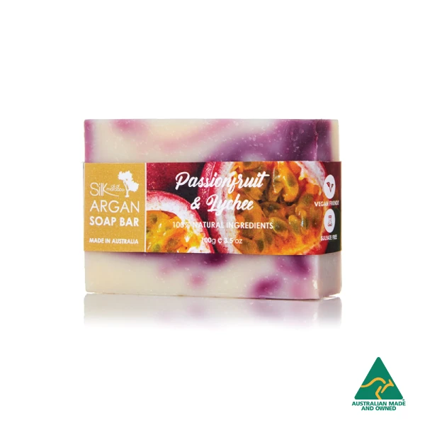 Passionfruit & Lychee Argan Soap Bar