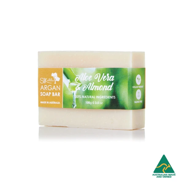 Aloe Vera & Almond Argan Soap Bar