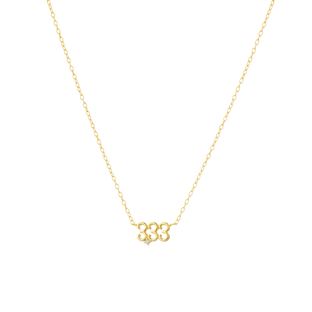 Angel Number 333 Necklace