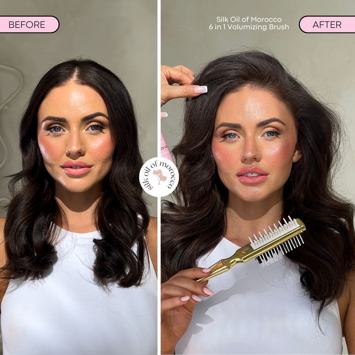 6 in 1 Volumizing & Teasing Brush Duo Pack