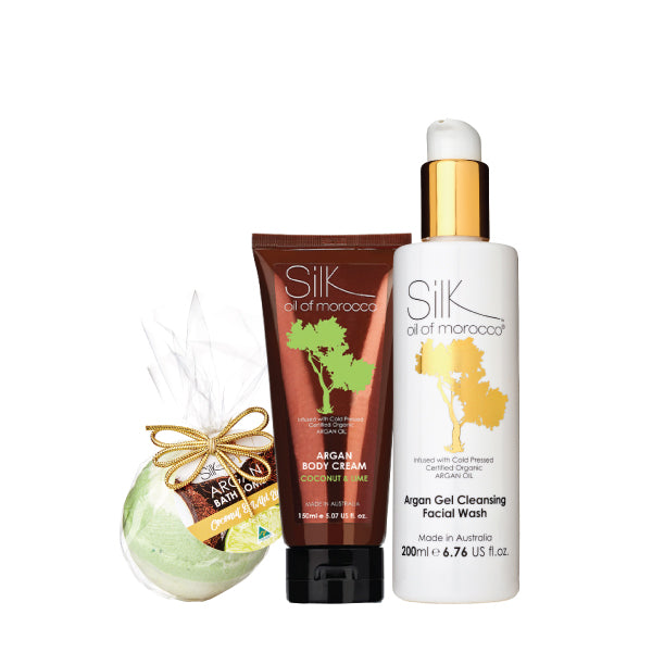 Argan Coconut & Lime Skin Trio
