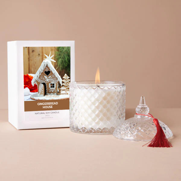 Gingerbread House Candle