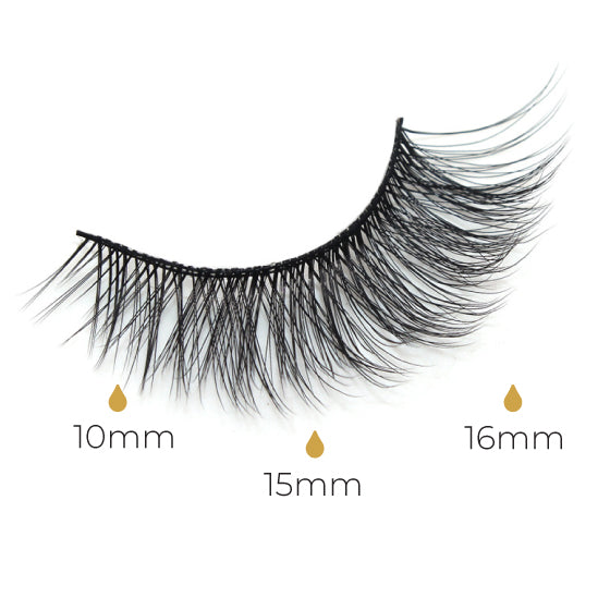 Faux Mink Lashes & Lash Bond Liner Black - Value Pack