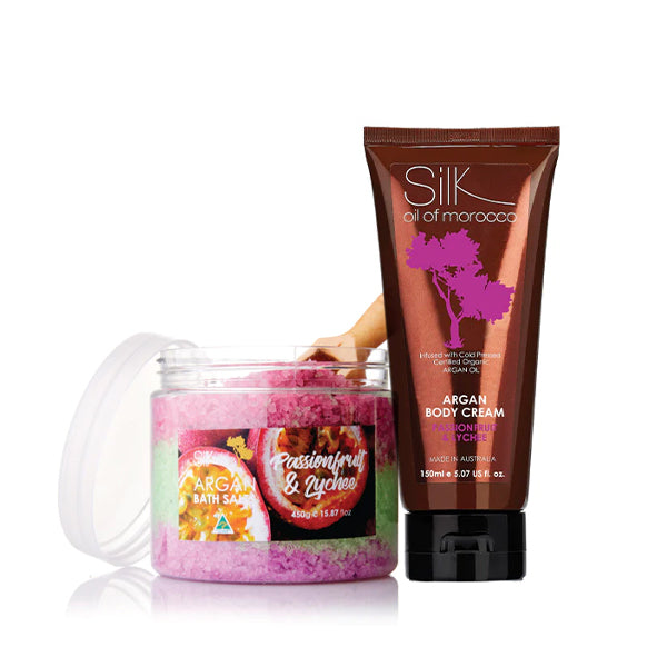 Argan Passionfruit & Lychee Silky Smooth Skin TRADE Value Pack