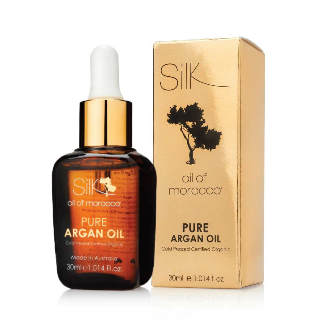 Pure Argan Oil 98% Organic - Face, Hair & Skin Moisturizer – Silk