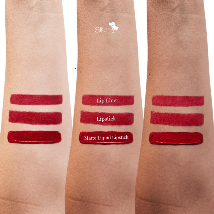 Paquita Red Lipliner + Lipstick Lip | Silk X Fernando Hervas