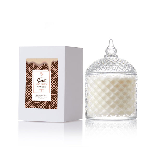 Luxe Sweet Honey Natural Soy Candle
