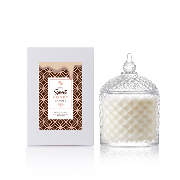 Luxe Sweet Honey Natural Soy Candle
