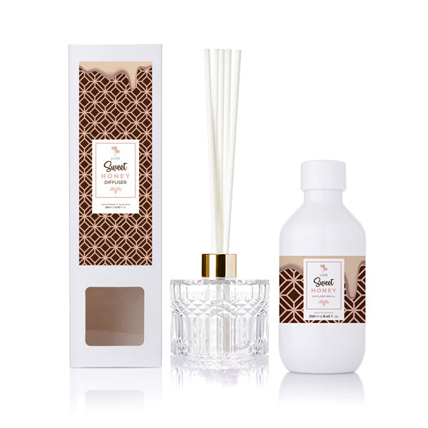 Sweet Honey Elegance Diffuser Duo