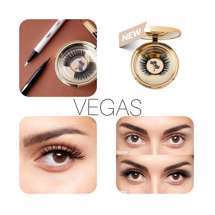 VEGAS - Faux Mink Lashes *Clear or Black Lash Bond Liner SOLD SEPARATELY*