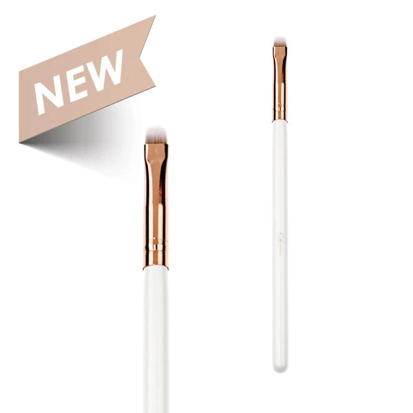 VEGAN SMALL SHADOW BRUSH WHITE & ROSE GOLD