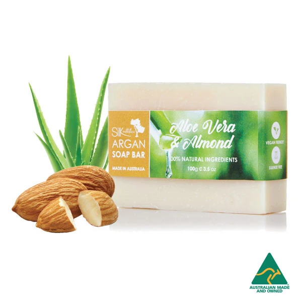Aloe Vera & Almond Argan Soap Bar