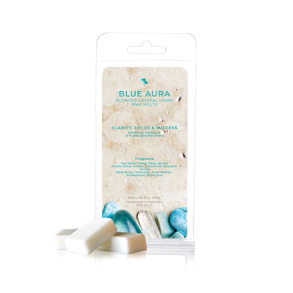 Blue Aura Scented Crystal Wax Melt