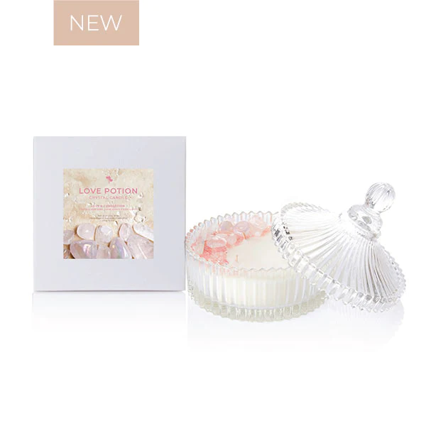 Love Potion Large Crystal Candle - Large