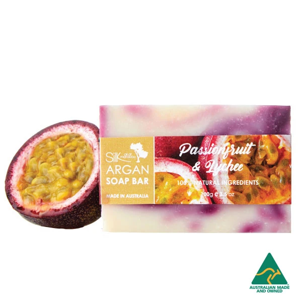 Passionfruit & Lychee Argan Soap Bar