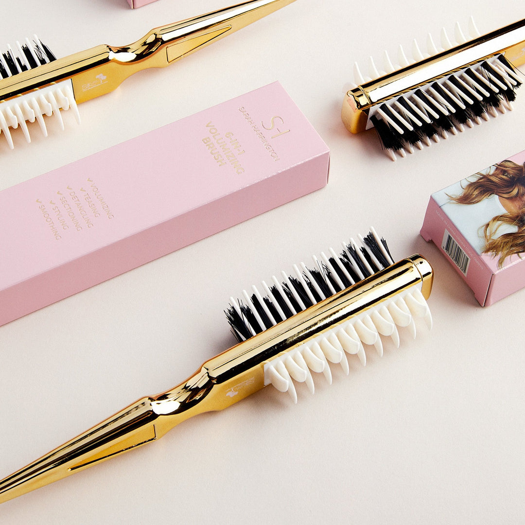 6 in 1 Volumizing & Teasing Brush Duo Pack