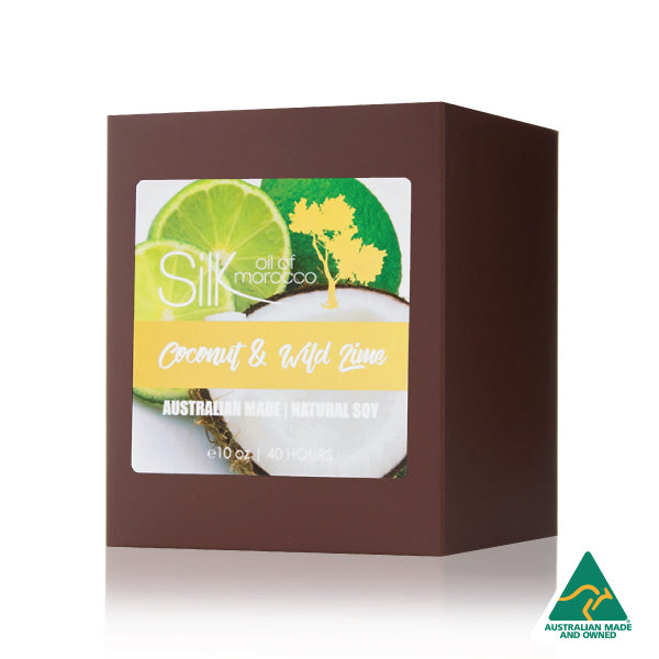 Coconut & Wild Lime Amber Natural Soy Candle