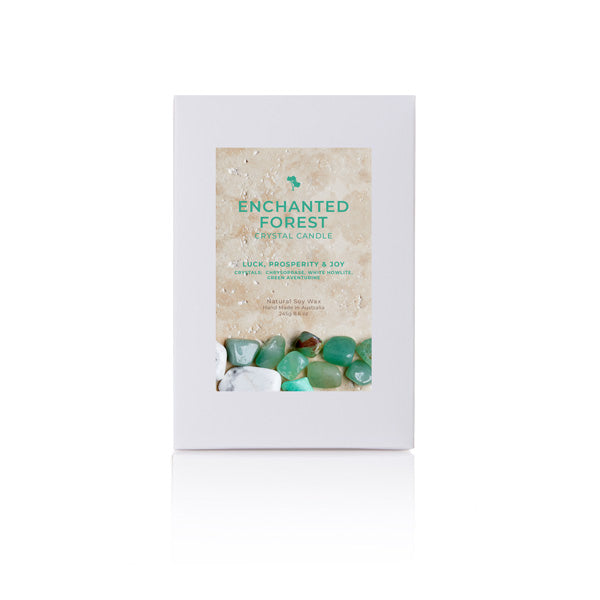 Enchanted Forest Crystal Candle - Medium