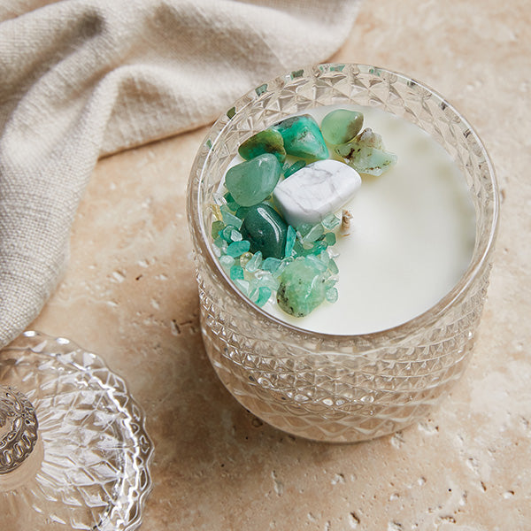 Enchanted Forest Crystal Candle - Medium