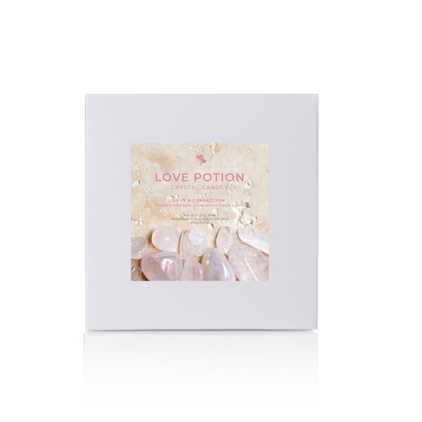 Love Potion Large Crystal Candle - Large