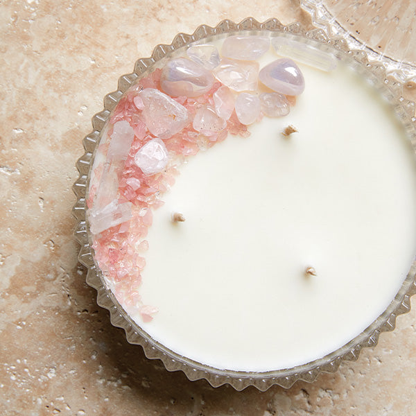 Love Potion Large Crystal Candle - Large