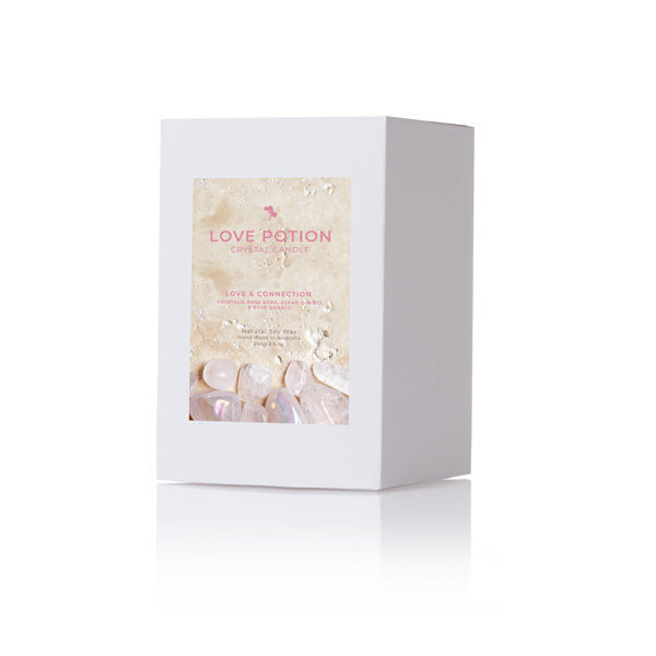 Love Potion Crystal Candle - Medium