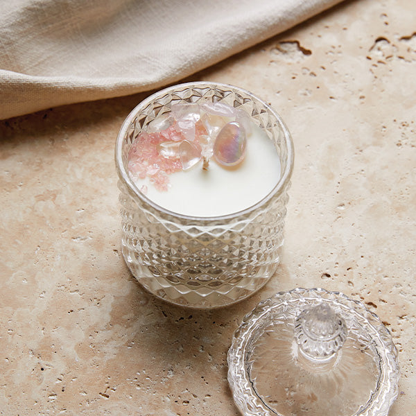 Love Potion Crystal Candle - Medium