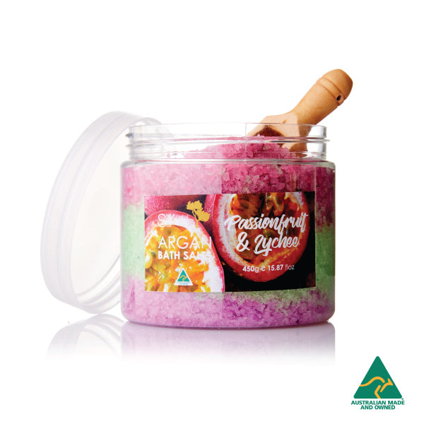 Passionfruit & Lychee Argan Bath Salts