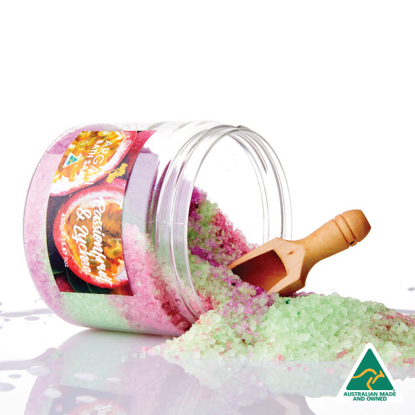 Passionfruit & Lychee Argan Bath Salts