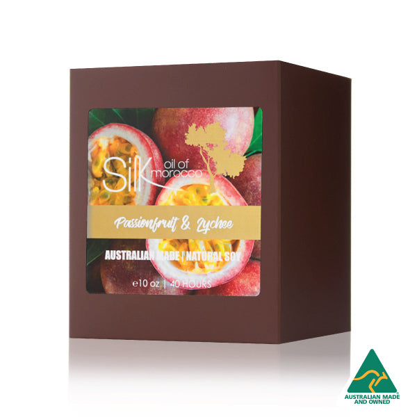 Passionfruit & Lychee Amber Natural Soy Candle