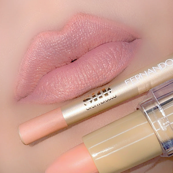 Silk x Fernando Lip Kit - Nude 1 - Light Beige Nude - Value Pack