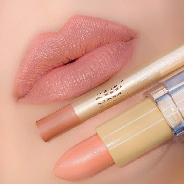 Silk x Fernando Lip Kit - Nude 3 - Peachy Beige Nude - Value Pack