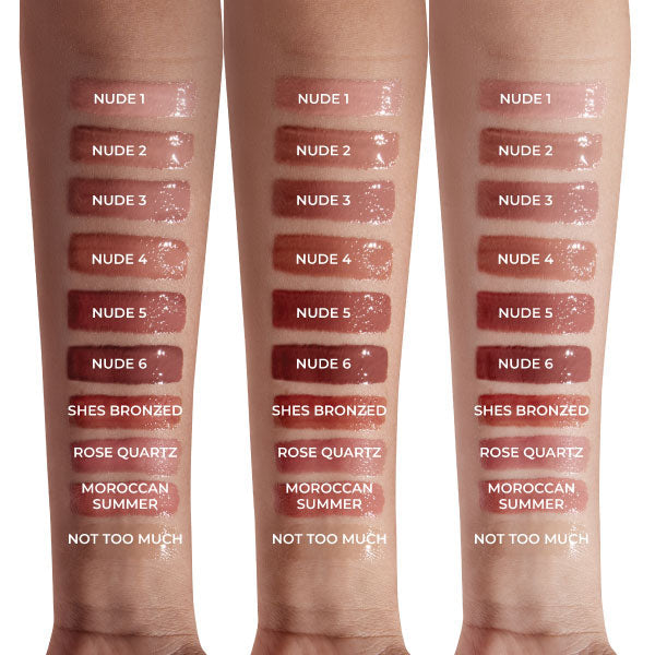 Nude 3 (Peachy Beige Nude) Lip Shine Argan Gloss