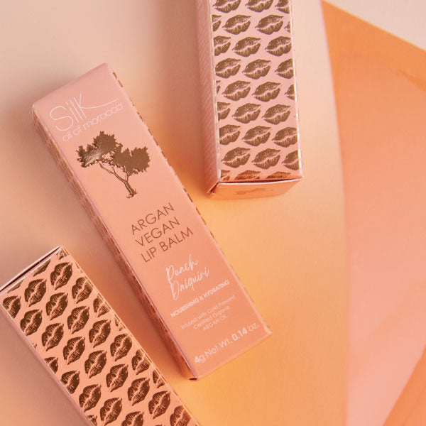 Argan Lip Balm - Mixed Duos - Peach Daiquiri - Strawberry Punch - Value Pack