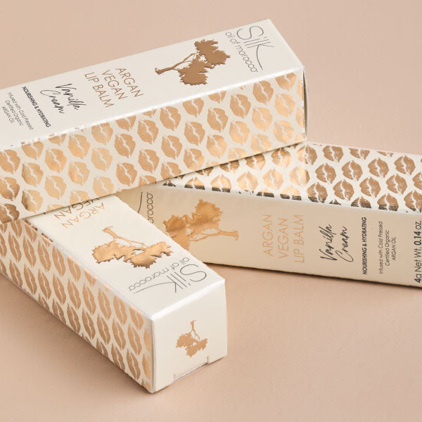 Argan Lip Balm - Mixed Duos - Vanilla Cream - Pina Colada - Value Pack