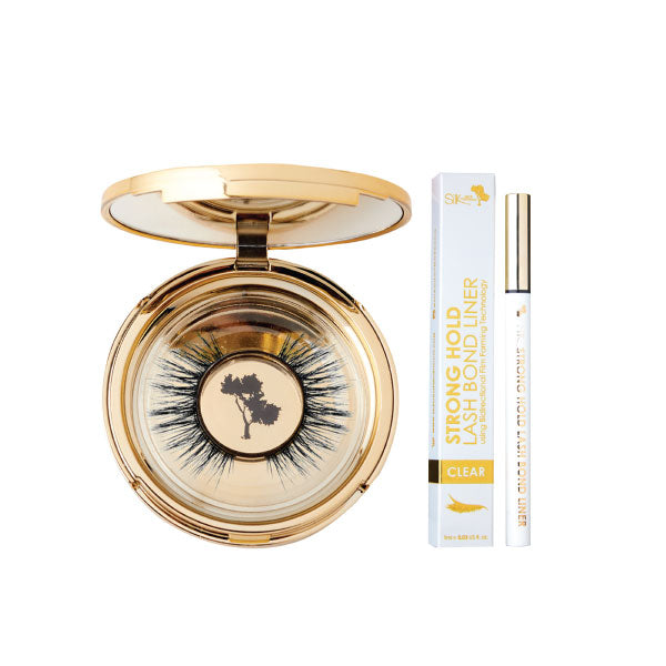 Faux Mink Lashes & Lash Bond Liner Clear - Value Pack