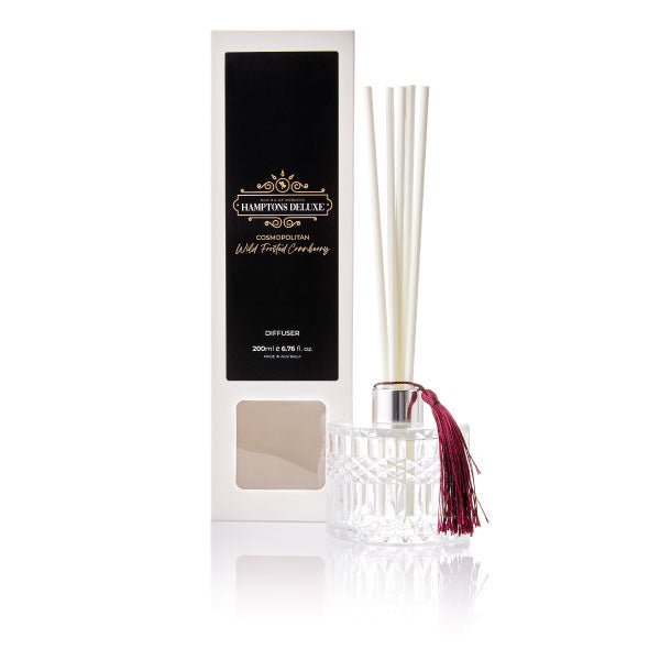Reed Diffuser + 250ml Refill - Hamptons Deluxe - Cosmopolitan - Wild Frosted Cranberry - Value Pack