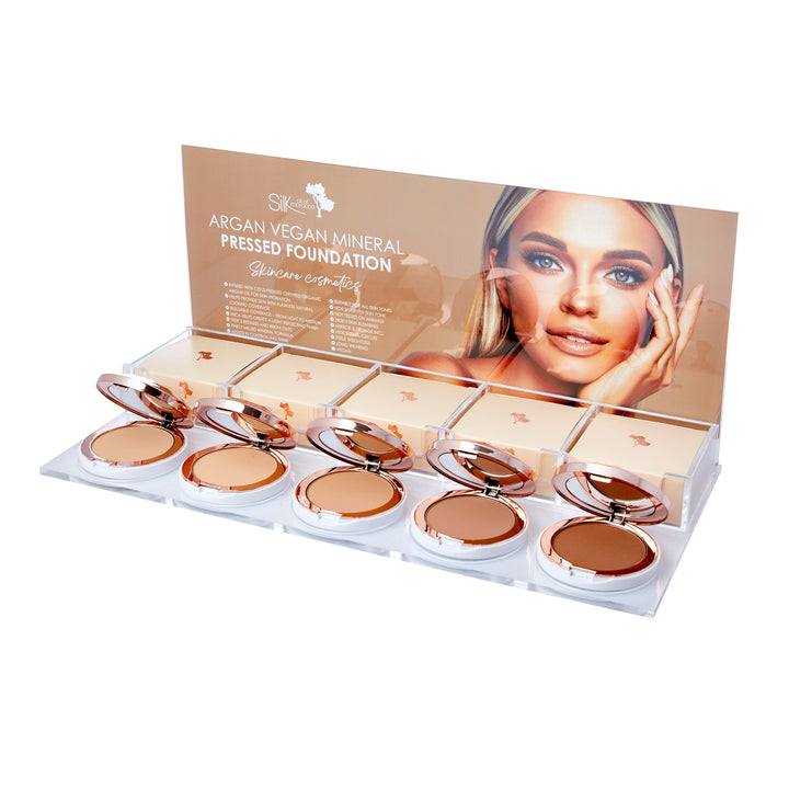 Generic Display Stand for Pressed Powder, Loose Powder and Cream Compact