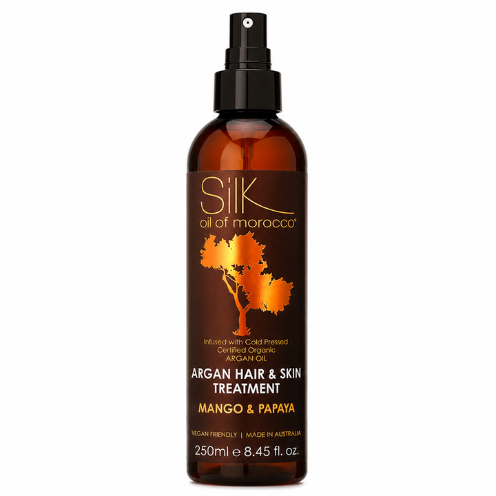 Silk Oil of Morocco - Mango & Papaya Argan Hair & Skin Treatment Serum