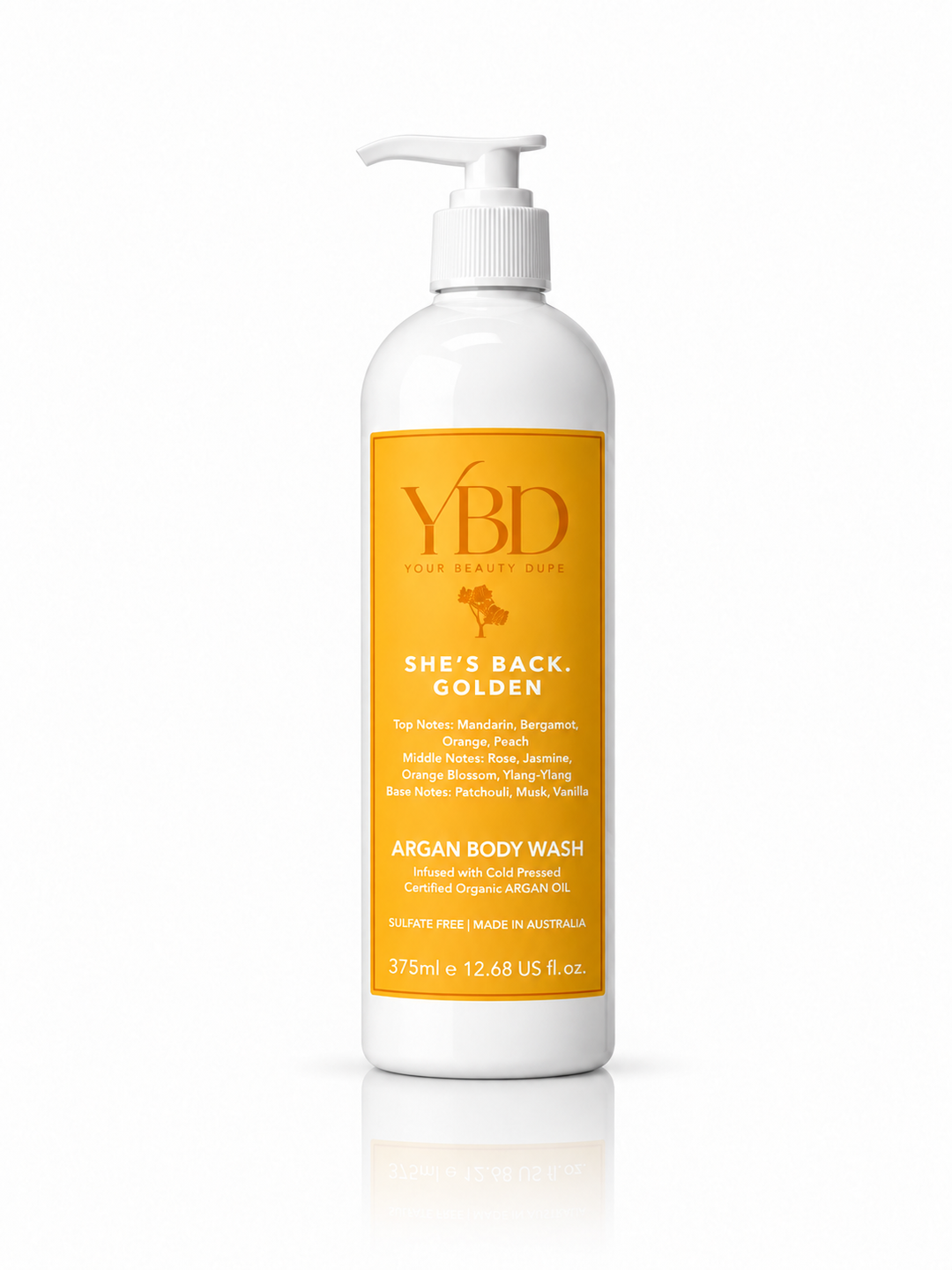 Your Beauty Dupe x Silk Oil of Morocco - She's Back Golden Argan Body Wash- Inspired by Poeme Lancome