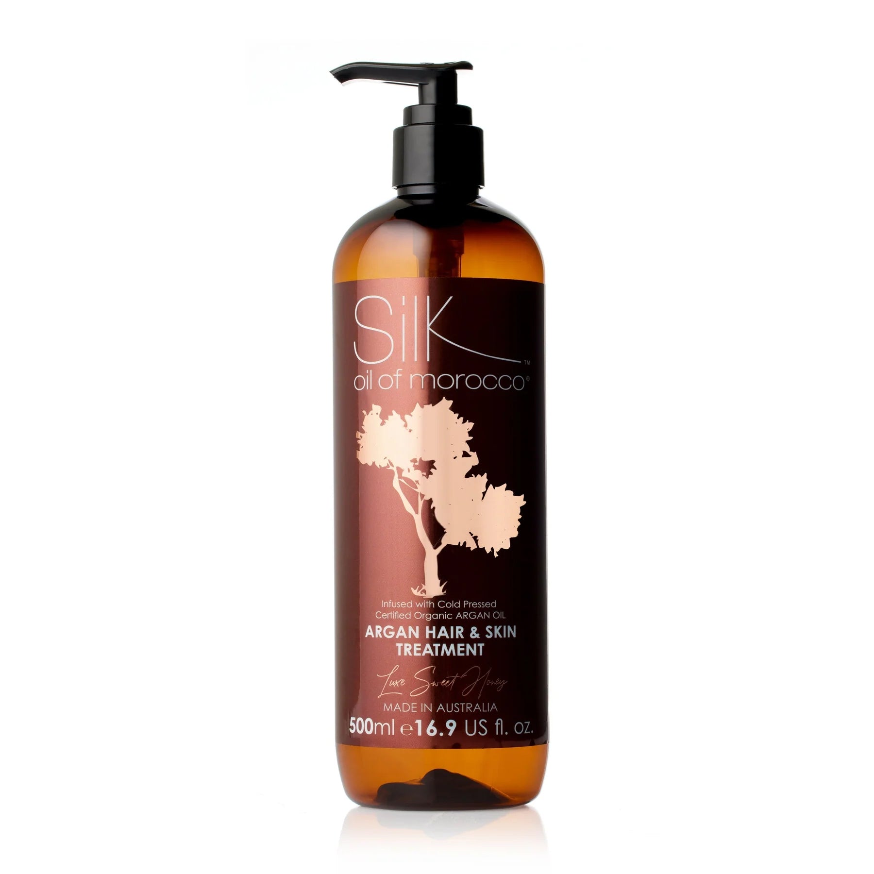 Silk Argan Hair & Skin Treatment 1本新品 500ml_Sweet_Honey_Argan_Hair_S