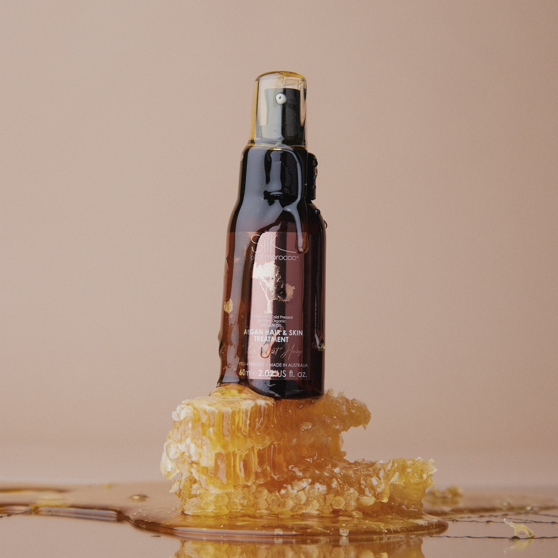 Silk Argan Hair & Skin Treatment 1本新品 Argan Hair and Skin Treatment 500ml by Silk Oil of Morocco