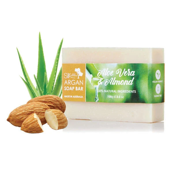 Aloe Vera & Almond Argan Soap Bar