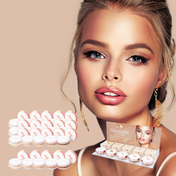 Argan Loose Mineral Powder Foundation Trade Starter Pack
