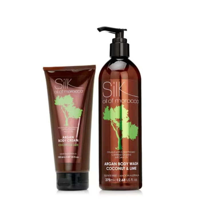 Argan Body Wash 375ml & Argan Body Cream 150ml - TVSN 146778