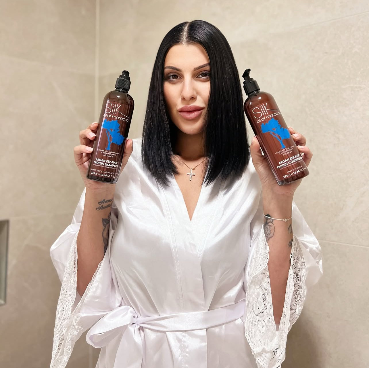 Argan REP-Hair Protein Shampoo – Sulfate-Free Repair Shampoo for