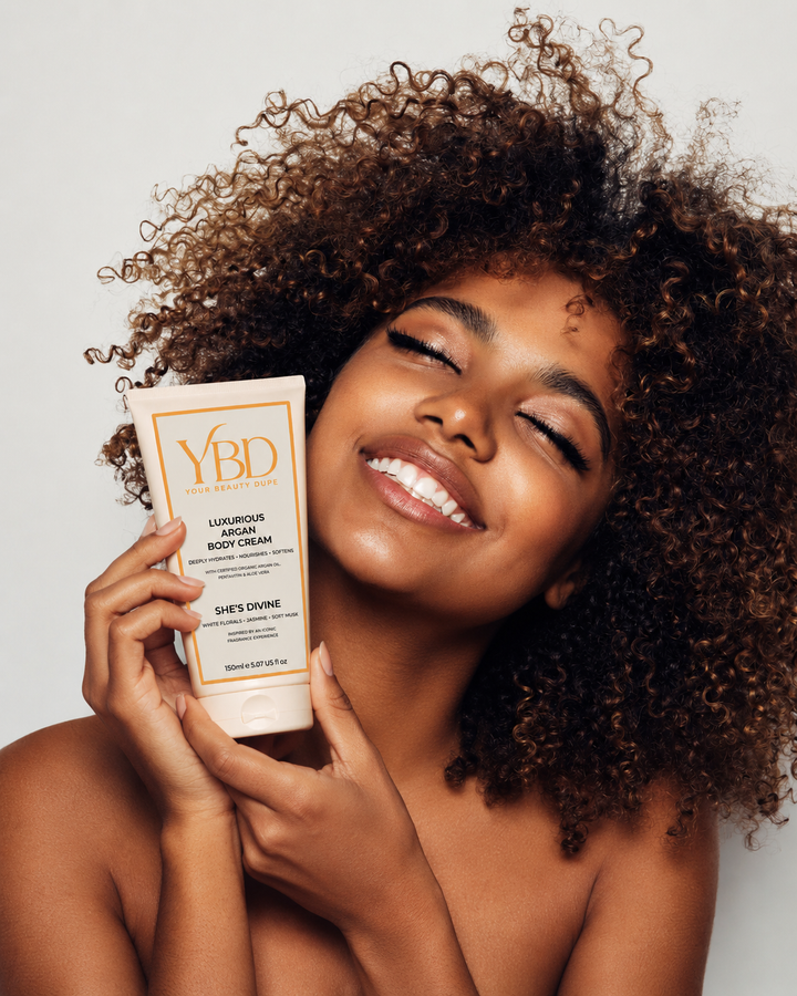 Your Beauty Dupe - She's Divine Argan Body Cream - Inspired J'Adore Dior