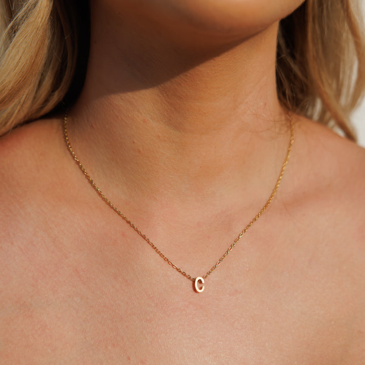 Gold Initial Necklace