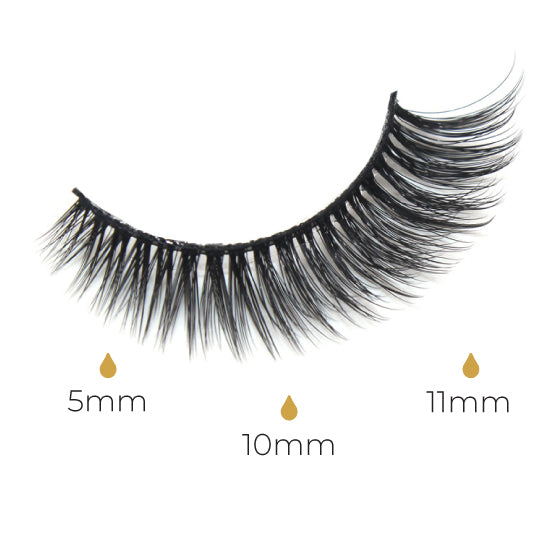 Faux Mink Lashes & Lash Bond Liner Black - Value Pack