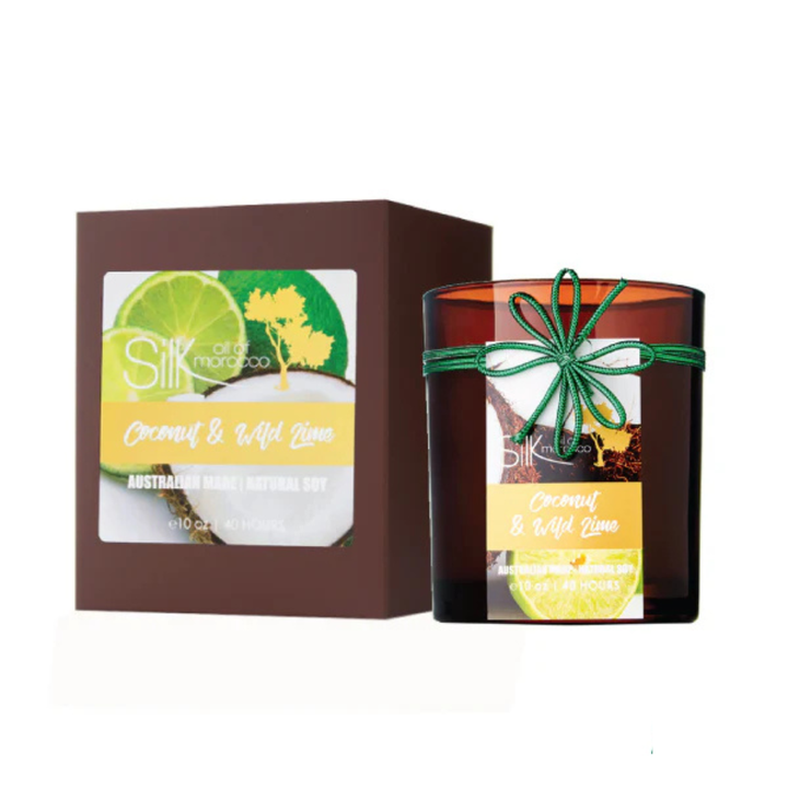 Coconut & Wild Lime Amber Natural Soy Candle